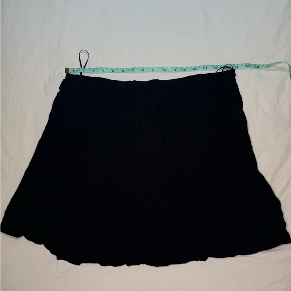 NWT - PRIMARK Skirt Linen Women’s 12 Black Classic Textured Fabric *NEW* - Picture 8 of 9